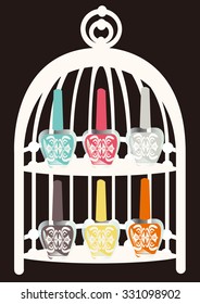 It is an illustration of Perfume