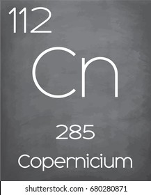 An Illustration of the Periodic Element  Copernicium