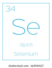 An Illustration of the Periodic Element  Selenium