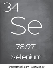 An Illustration of the Periodic Element Selenium