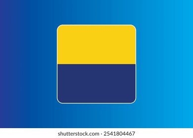 Illustration of Perlis State Flag- Perlis, A state of Malaysia in the northwestern coast of Peninsular Malaysia. As well as the northernmost in the country