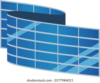 Illustration of a perovskite solar cell