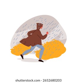 Ilustração de uma pessoa arrastando um saco