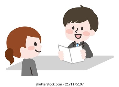 Illustration einer befragten Person