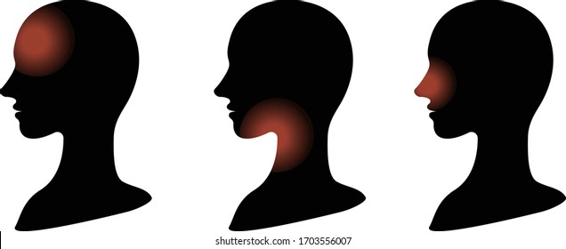 
Illustration of a person who has a cold