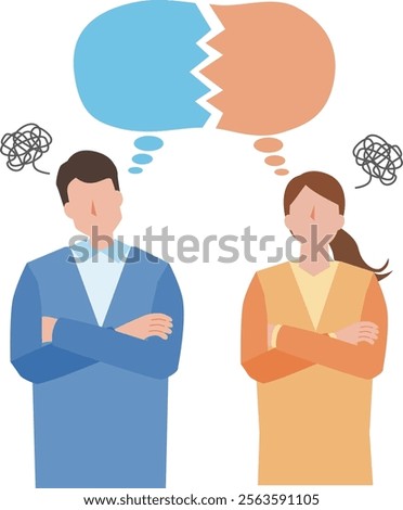 Illustration of personality mismatch between men and women