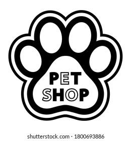 illustration of Pet Shop Logo Design For business on white background