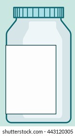 Illustration of the pharmaceutical bottle icon