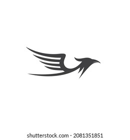 illustration of phoenix, vector art.