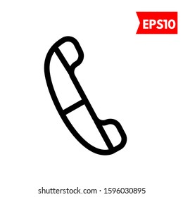 illustration of phone flat icon
