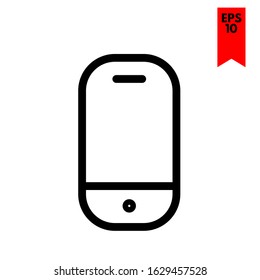 illustration of phone flat icon