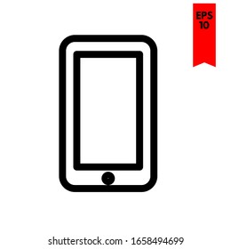 illustration of phone flat icon