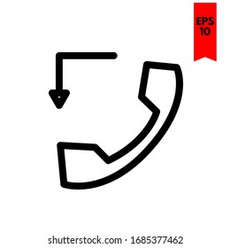 illustration of phone flat icon