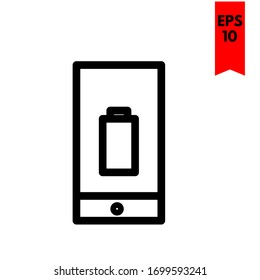illustration of phone flat icon