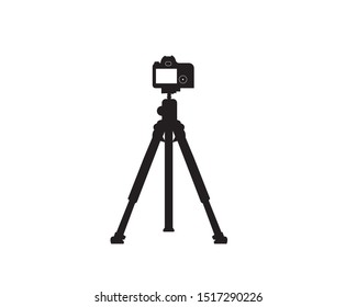 illustration of a photo camera. Vector