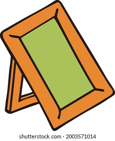 Illustration of a photo frame with nothing in it