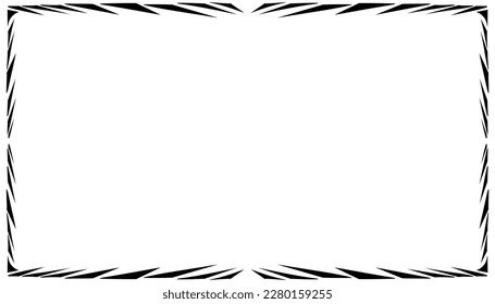 Illustration of a photo frame with a tribal design. Perfect for photo frames, invitation cards, greeting cards, book covers, wallpapers