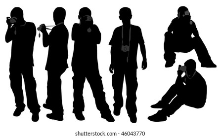Illustration of photographers