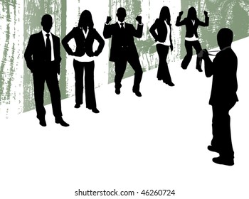 Illustration of photographing