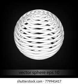 Illustration of Photorealistic Vector Sphere ball