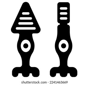 Illustration of photoreceptor cell , Rod cell and cone cell for ui ux icon, website, app, presentaion, flyer, brochure etc.