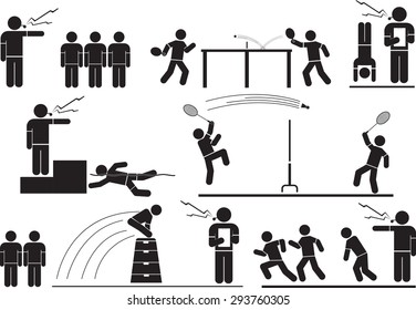 Illustration - Physical Education Icon Set