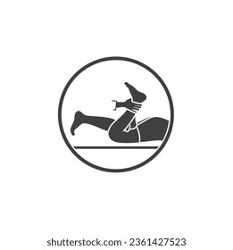 illustration of physiotherapy, vector art.