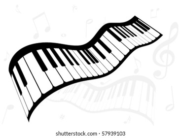 ピアノ 鍵盤 イラスト Hd Stock Images Shutterstock