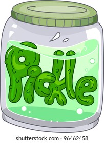 Illustration of a Pickle Jar