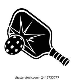 illustration of a pickleball racket