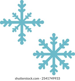 Ilustración de una imagen de la nieve cuando se ve de cerca