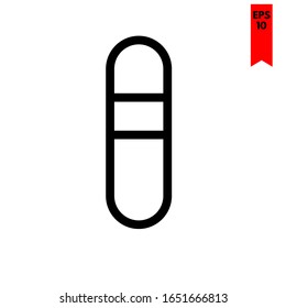 illustration of pill flat icon