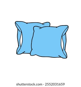 illustration of a pillow for sleeping