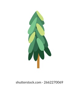 Illustration des Kiefernbaumentwurfselements