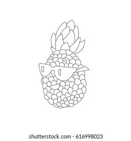 illustration of pineapple