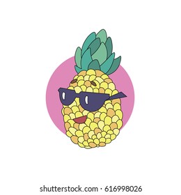 illustration of pineapple