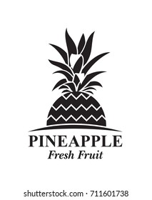 illustration of pineapple tropical fruit