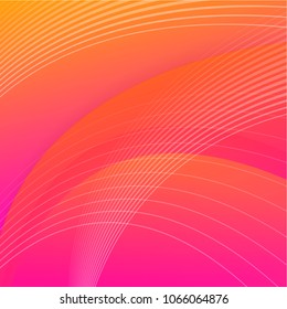 Illustration of pink abstract background with lines