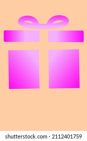 illustration of pink gift image