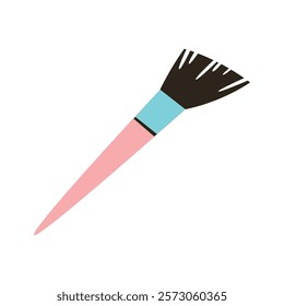 Illustration of Pink Makeup Brush