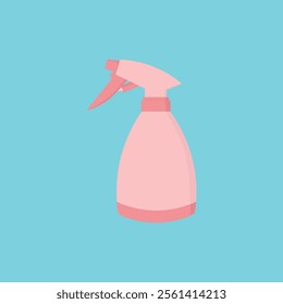 illustration of a pink spray bottle