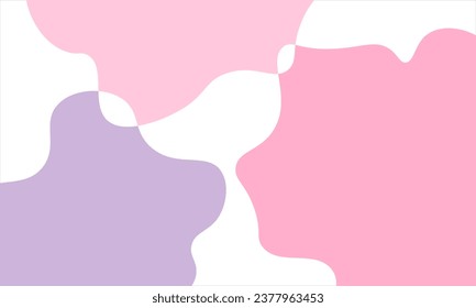 illustration of a pink and white background