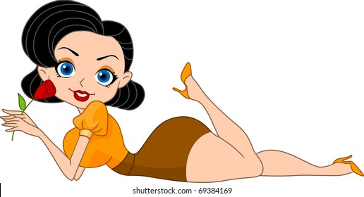 Download Curvy Woman Clipart Images Stock Photos Vectors Shutterstock