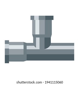 Illustration of pipe. Adversting icon or image for industry.
