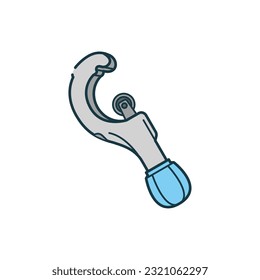 It is an illustration of a pipe cutter knife.