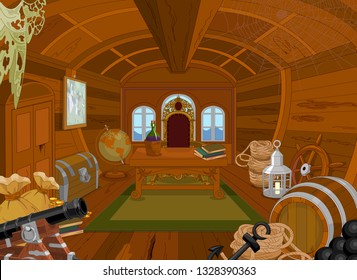 Illustration of Pirate Cabin