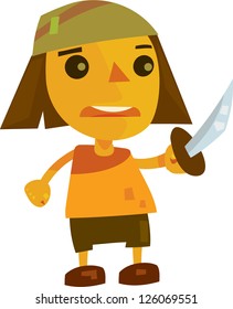 illustration Pirate kid