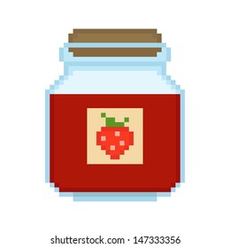 Illustration pixel jam