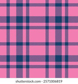 Illustration of plaid fabric with modern colors, in blue, red, navy, and turquoise tones, special weft yarn to simulate the texture of a fabric. Design for textures or repeats of garments or fashion.