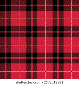 Illustration of plaid fabric with modern colors, in blue, red, navy, and turquoise tones, special weft yarn to simulate the texture of a fabric. Design for textures or repeats of garments or fashion.